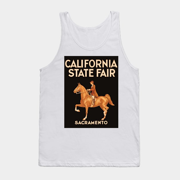 California Sacramento Vintage Poster 1933 Tank Top by vintagetreasure